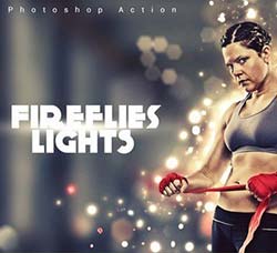 PS动作－炫丽光斑：Fireflies Lights